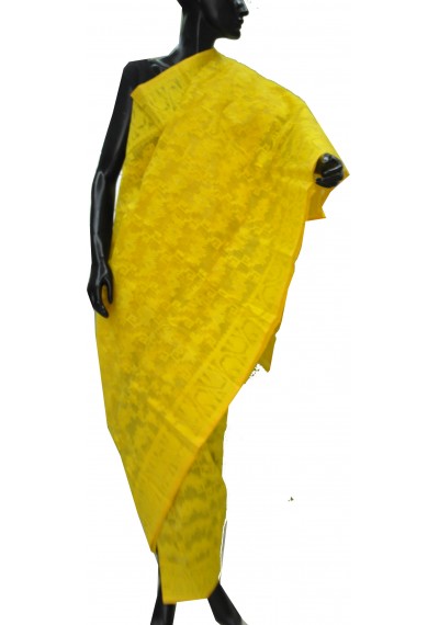 Yellow Dhakai Jamdani